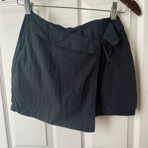 ZARA Parachute Black Mini Skirt